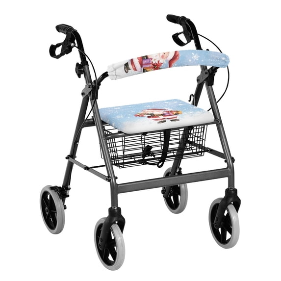 HELLHERO Christmas Tree Walker Covers Non-Slip Fit Rollator Walker Cover and Waterproof Easy Installation