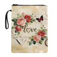 thumbnail image 1 of HELLHERO Classic Books Sleeve with Decorative Design Waterproof Polyester Fabric Protector Wrap Bag Lightweight for Mother Books, Magazines, and Stationery, 1 of 8