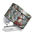 thumbnail image 1 of HELLHERO Classic Snowman with Candy Cane Sewing Machine Cover Protective Sleeve Multifunction Tote Handle and Pocket, 1 of 8