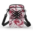 thumbnail image 1 of HELLHERO Claw Splatter Adjustable Strap Crossbody Small Crossbody Bags, Vintage Polyester for Outdoor Daily Use, 1 of 10
