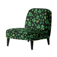 thumbnail image 1 of HELLHERO Clover Armless Accent Slipper Chair Cover Slipcover, Dustproof Non Slip Armless Accent Chair Cover for Hotel Living Room, 1 of 8