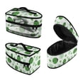 thumbnail image 1 of HELLHERO Clover Ladybug Pattern Portable Travel Steamer Storage Case Durable & Protective Carrying Case Protective Travel Steamer Bag, Bag Only, 1 of 6