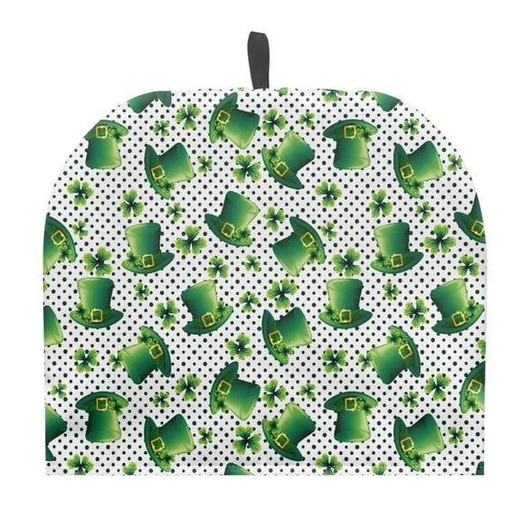 HELLHERO Clover Lucky Hat Design Teapot Dust Cover Keep Warm Lightweight Resuable, Thanksgiving