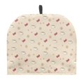 thumbnail image 1 of HELLHERO Coffee Bow Pattern Teapot Dust Cover Polyester Canvas for Restaurant Tea Lover, 1 of 8