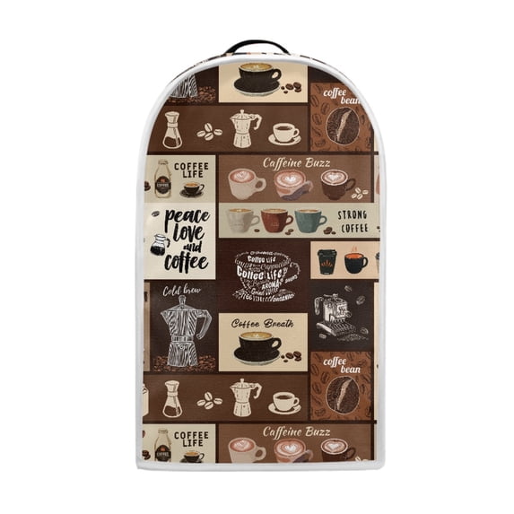 HELLHERO Coffee Pattern Blender Cover Stylish Thanksgiving