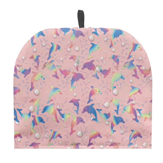 HELLHERO Colorful Dolphin Pattern Teapot Dust Cover Creative Teapot Insulated Cosy Keep Warm Kitchen