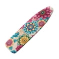 thumbnail image 1 of HELLHERO Colorful Floral Mandala Ironing Board Cover Easy Fit Dust Proof Protection Soft Fabric for Table Top, 1 of 5