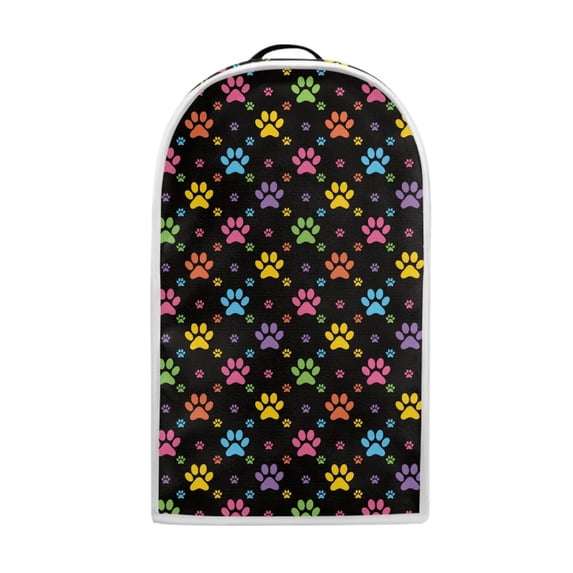 HELLHERO Colorful Footprints Reusable Dust Cover for Home Kitchen Indoor Hand Strap
