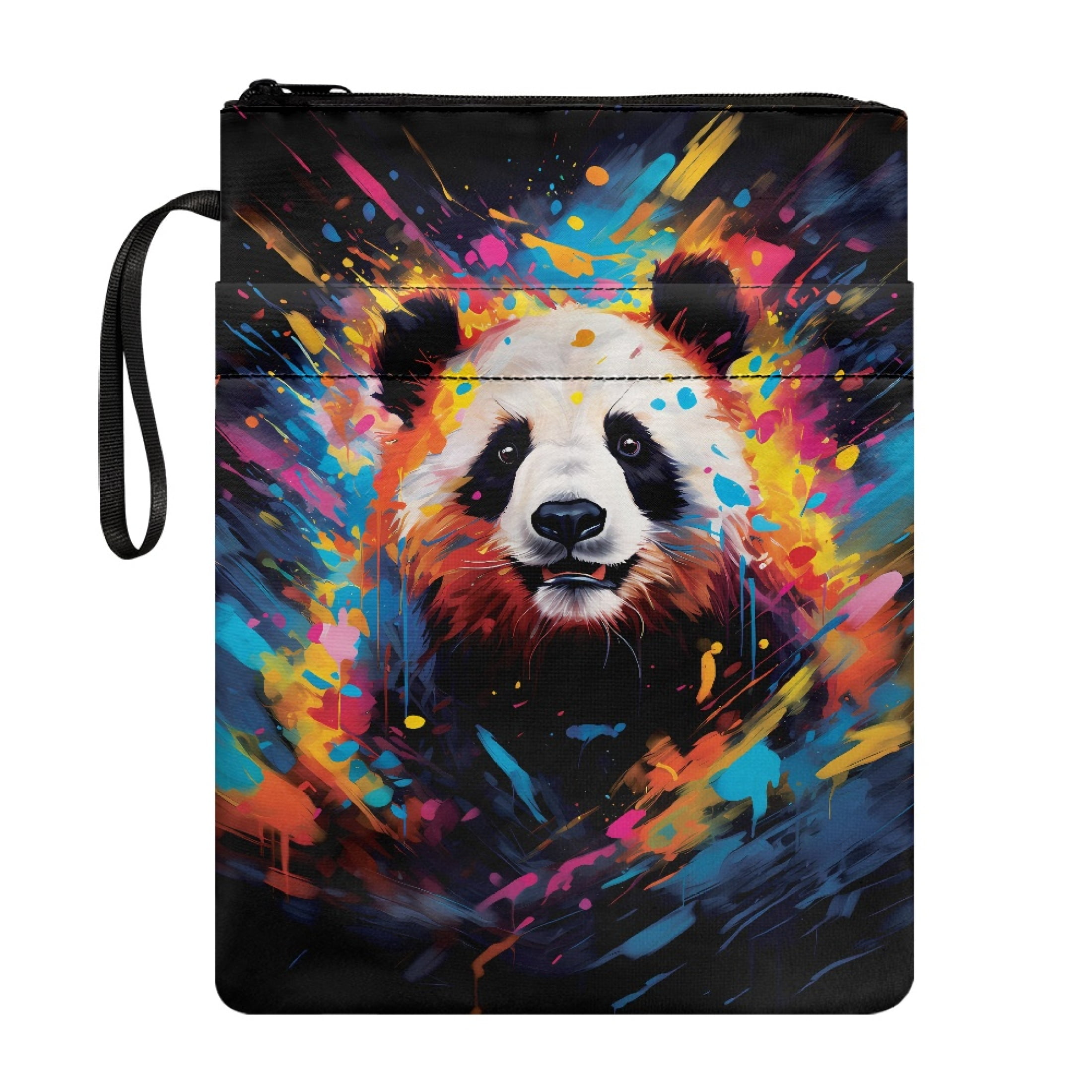 HELLHERO Colorful Panda Book Covers with Washable Polyester Book Cover ...