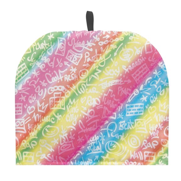 HELLHERO Colorful Pattern Design Coffee Pot Cloth Covers Keep Warm Lightweight, Insulation Tea Cozies Covers