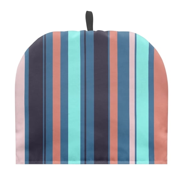 HELLHERO Colorful Vertical Stripes Coffee Pot Cloth Covers Keep Warm Easy to Clean Portable for Restaurant
