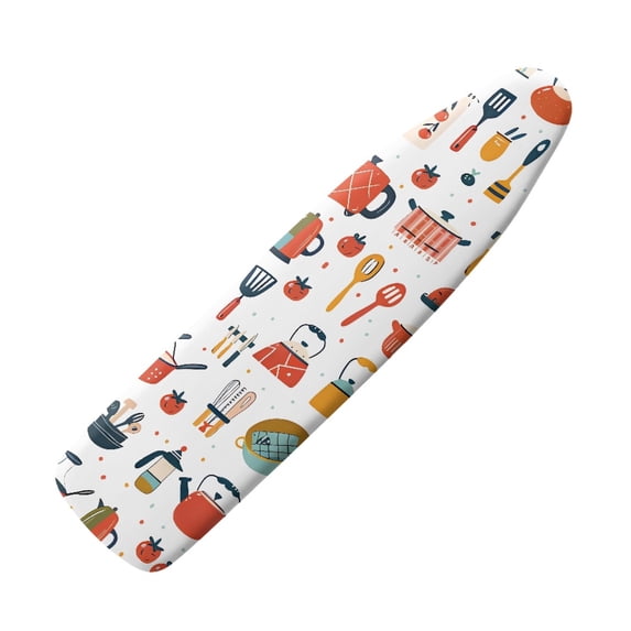 HELLHERO Cooking Set Ironing Board Cover for Friends Hook and Loop Easy to Install Elastic Edge
