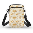 thumbnail image 1 of HELLHERO Corgi Patterni Double-layer Messenger Bag with Adjustable Shoulder Strap Polyester 4.33x1.97x7.09 for Unisex, 1 of 7