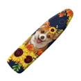 thumbnail image 1 of HELLHERO Corgi Sunflower Iron Pad Covers Easy to Store Polyester Fabric Protective Cover Elastic Edge Universal Fit 15x54 Inches, 1 of 6