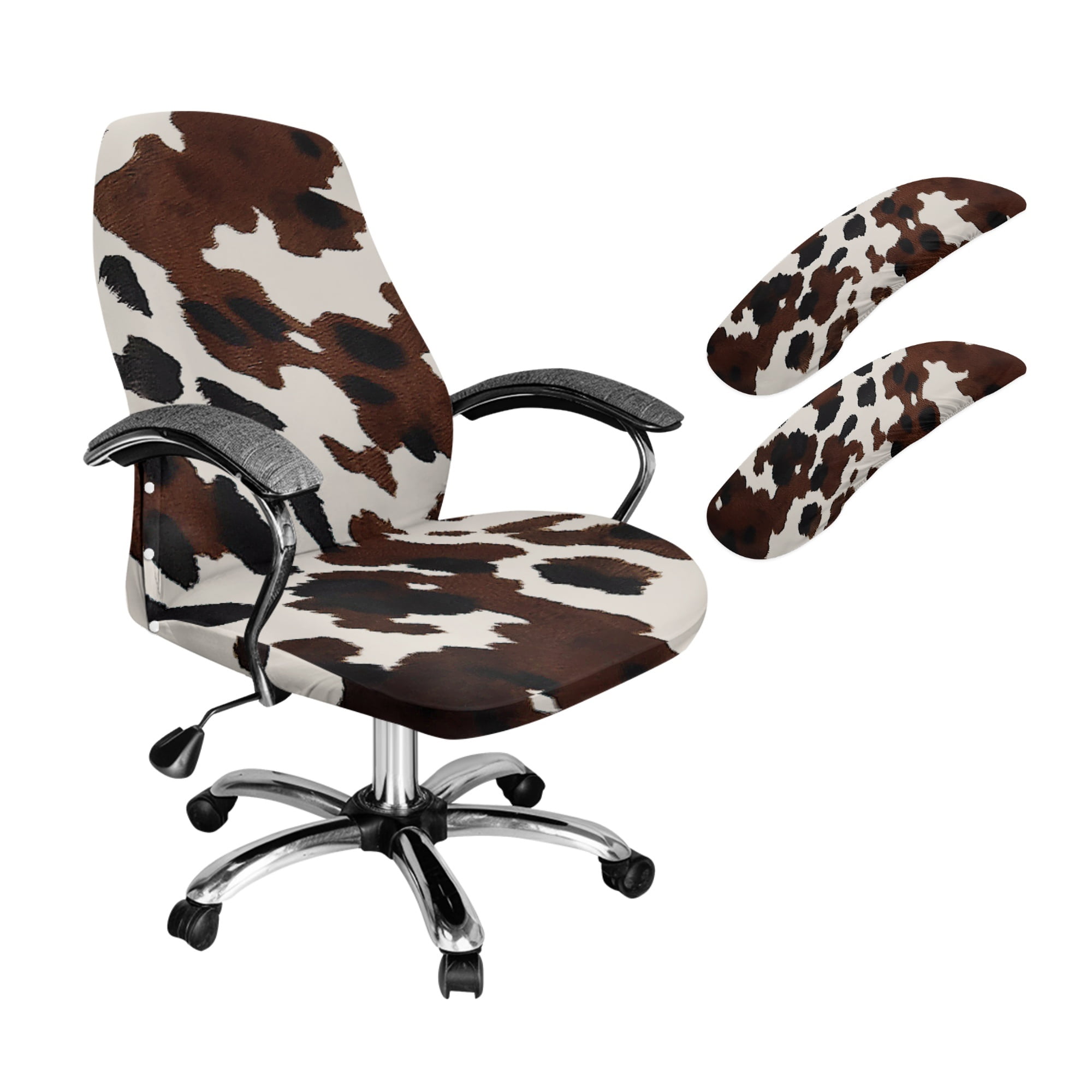 Cow Print Animal Print Computer Chair HELLHERO Cow Print Computer