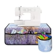 thumbnail image 1 of HELLHERO Cow and Lavender Sewing Machine Mat Foldable Polyester Fabric Waterproof Storage Bag for Friend Family Gift Travelling and Sewing Classes, 1 of 5
