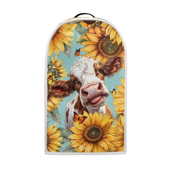 HELLHERO Cow and Sunflower Pattern Dust Cover Easy to Clean Dust Protector for Kitchen Use