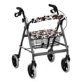 thumbnail image 1 of HELLHERO Cow-patterned Daisies Rollator Walker Seat and Backrest Rollbar Covers Set & Seat Back Covers for Parks Stain Proof Easy to Clean Secure Fit Reusable, 1 of 7