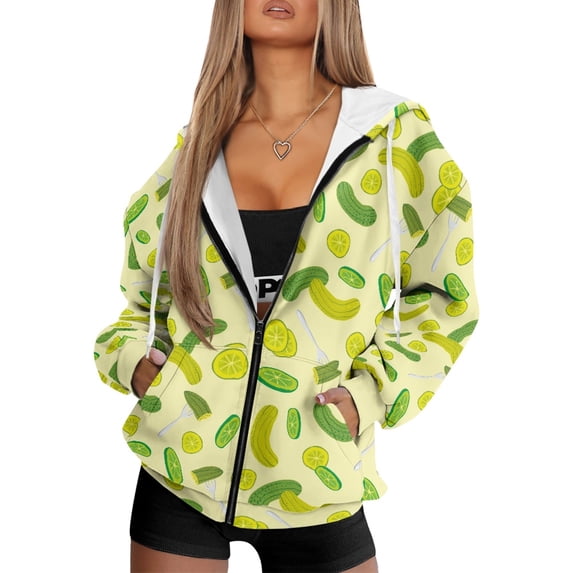 Polyester Notes HELLHERO Cucumber Drawstring Hoodies, Polyester Fabric Hoodie Jacket ...