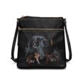 thumbnail image 1 of HELLHERO Dachshund Dog Print Shoulder Bag, Waterproof PU Leather Women's Crossbody Purse with Adjustable Strap for Weekend Activities and Dating, 1 of 7