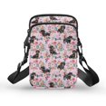 thumbnail image 1 of HELLHERO Dachshund and Floral Pattern Women Adjustable Shoulder Strap Shoulder Bags for Unisex Travel, Outdoor and Daily Use Travel Crossbody Purse Polyester, 1 of 7