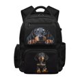 thumbnail image 1 of HELLHERO Dachshund Pattern Laptop Backpack with Durable, Breathable Lightweight 17 Inch School Bookbag for Travel Daily Use, 1 of 8