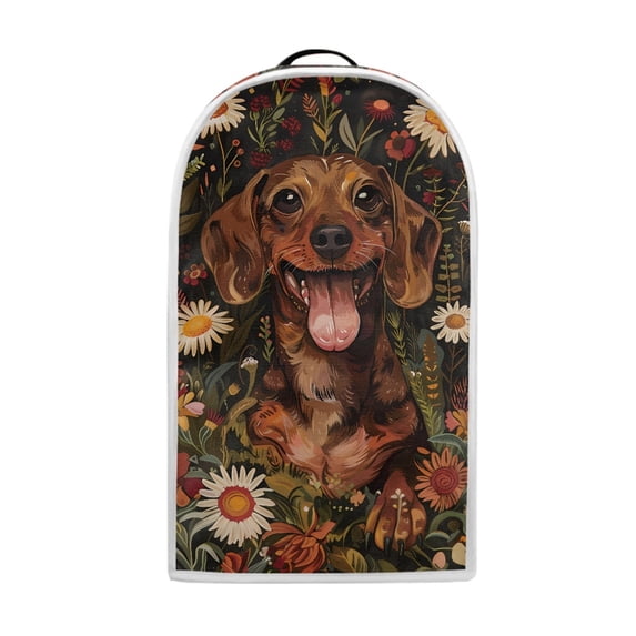 HELLHERO Dachshund and Daisy Pattern Blender Cover for Home Kitchen Indoor, Kitchen Home Reusable Oil Proof