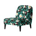 thumbnail image 1 of HELLHERO Daisies Slipper Chair Soft Cover, Foldable Easy Installation Armless Accent Chair Protector for Dining Room Home, 1 of 8