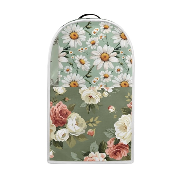 HELLHERO Daisy Floral Pattern Blender Dust Cover Washable Kitchen Home Easy to Clean Reusable Dust Cover with Not Easy to Fade