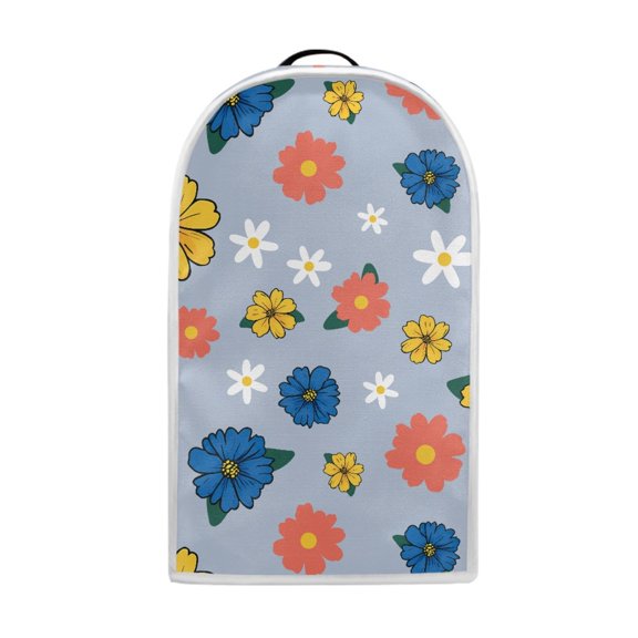 HELLHERO Daisy Floral Pattern Hand Strap Protective Case with Protects Against Scratches Polyester Kitchen Blender Dust Cover