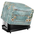 thumbnail image 1 of HELLHERO Daisy Print Dustproof 2 Slice Toaster Cover with Top Handle, Old Wooden Easy to Clean Bread Machine Protector, Waterproof Kitchen Appliance Cover (11.4"x7.8"x7.4"), 1 of 8
