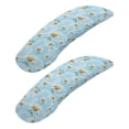 thumbnail image 1 of HELLHERO Daisy Print Office Chair Armrest Cover 2 Pcs, Skin Friendly Desk Chair Armrest Slipcovers, Washable Office Chairs Arm Rest Slipcovers Dustproof, 1 of 7