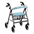 thumbnail image 1 of HELLHERO Daisy Seat & Backrest Cover Set Dust Proof Rollator Seat Cover & Moisture Wicking for Seniors Adult Home for Elder, 1 of 7