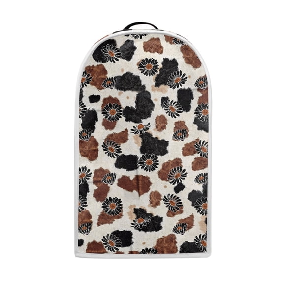 HELLHERO Daisy and Cow Print Pattern Dust Cover for Kitchen Counter, Kitchen Home Washable Lightweight