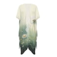 thumbnail image 1 of HELLHERO Dandelion Daisy Long Kimono Swimsuit Cover Up Comfort Polyester Flowy Bathing Suit Cover Up, 1 of 6