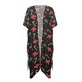 thumbnail image 1 of HELLHERO Dark Christmas Style Beach Cover Up Breathable Polyester Casual Bathing Suit Cover Up, 1 of 6