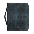 thumbnail image 1 of HELLHERO Dark Speckled Texture Bible Covers with Zipper Handle Church Bible Bag for Christian Prayer, PU Leather Bible Carrying Case for Christian Study, 1 of 12