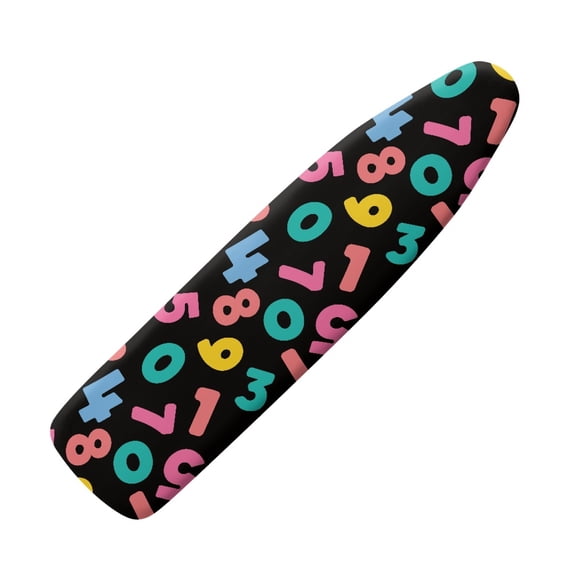 HELLHERO Digital Pattern Design Elastic Edges Polyester Fabric Iron Padding Cover with Easy to Store Household Dustproof Covers High Temperature Ironing Board Protector Cover