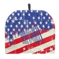 thumbnail image 1 of HELLHERO Distressed US Flag Pattern Teapot Dust Cover Keep Warm Easy to Use & Clean Insulation for Office, 1 of 7