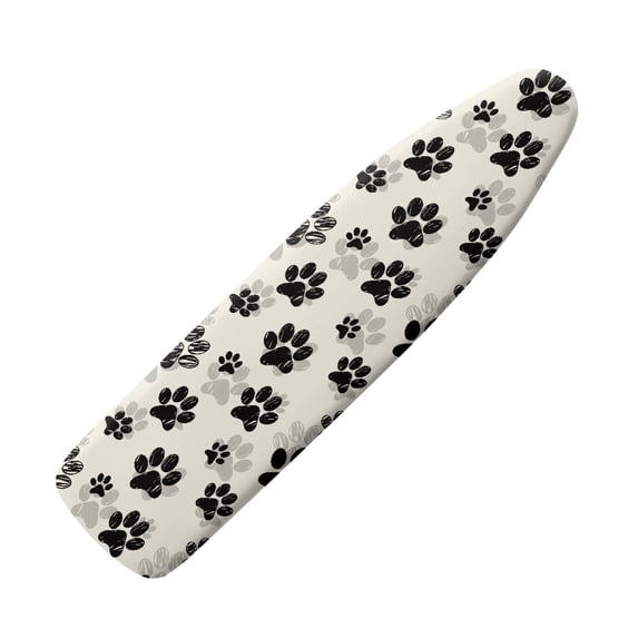HELLHERO Dog Paw Print Iron Padding Covers Adjustable Fastener for Suitable for Steam Irons Hook and Loop Fasteners Ironing Board Protector Cover