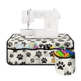 thumbnail image 1 of HELLHERO Dog Paw Print Sewing Machine Mat Household Accessories Non-Slip Removable Storage Bag Sewing Machine Mats for Most Sewing Machines for Xmas Gifts, 1 of 5