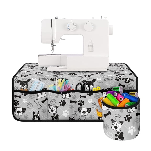 HELLHERO Dog Sewing Machine Mat Removable Storage Bag Lightweight Waterproof for Friend Family Gift