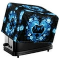 thumbnail image 1 of HELLHERO Dolphin Hibiscus Print Toaster Cover, 4 Slice Anti Fingerprint Toaster Dust Protector with Adjustable Drawstring, Universal Waterproof Kitchen Appliance Cover, 1 of 8
