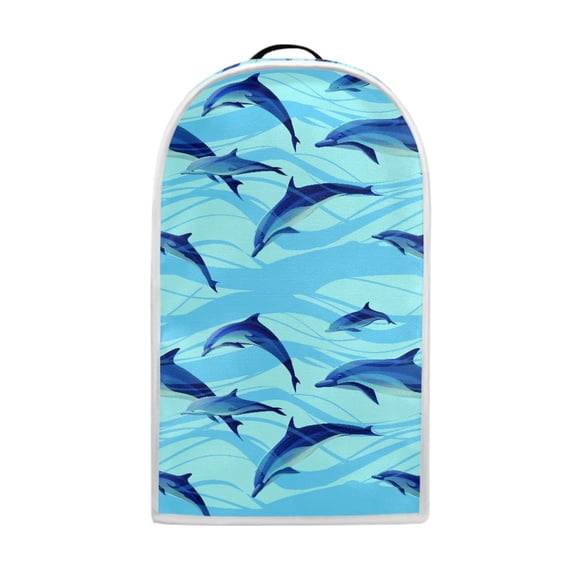 HELLHERO Dolphin Pattern Stylish Dust Cover with Dust Protector Polyester Blender Dust Cover