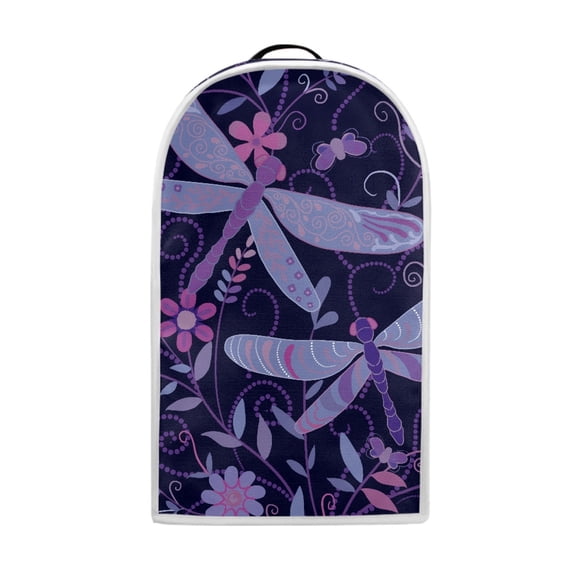 HELLHERO Dragonfly and Floral Design Handle Blender Cover with Dust prevent Polyester Mixer Blender Cover