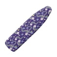 thumbnail image 1 of HELLHERO Dreamy Purple Spring Style Iron Pad Covers Ironing Board Protective Cloth Iron Padding Cover Fastener Straps High Temperature Universal Fit, 1 of 6
