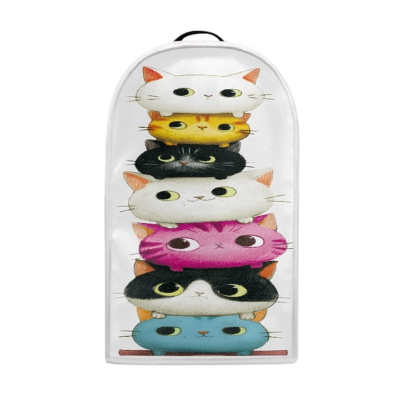 HELLHERO Durable Coffee Machine Dust Cover Multifunctional Univesal for Home Kitchen(Stacked Cat Tower)