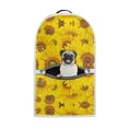 thumbnail image 1 of HELLHERO Durable Polyester Protective Case with Lightweight for Kitchen, Pug and Sunflower, 1 of 5
