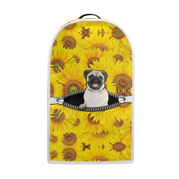 HELLHERO Durable Polyester Protective Case with Lightweight for Kitchen, Pug and Sunflower