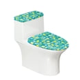 thumbnail image 1 of HELLHERO Durable - Soft, Fits All Toilet Shapes Toilet Lid Cover and Toilet Tank Lid Cover for Indoor Home, Elastic Bottom, 1 of 8